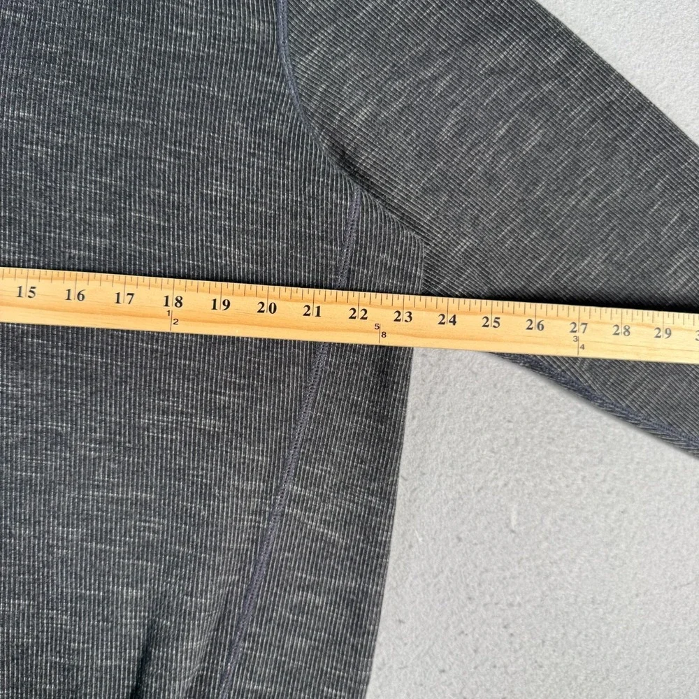 Tommy‎ Bahama Reversible Half Zip Sweater Mens Large Gray Knit Classic Comfort